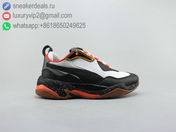 Puma Platform Trace Retro Men Sneakers Black Orange Size 40-44